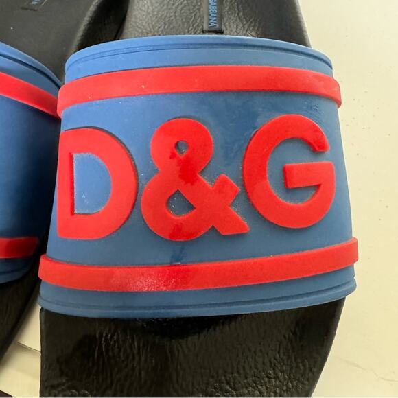 Dolce & Gabbana Rubber Unisex Pool Slides main image 12